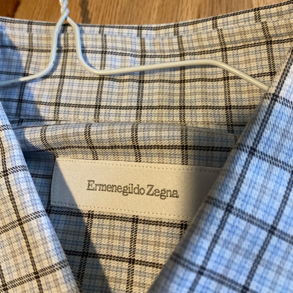 Ermenegildo Zegna long sleeved men’s dress shirt